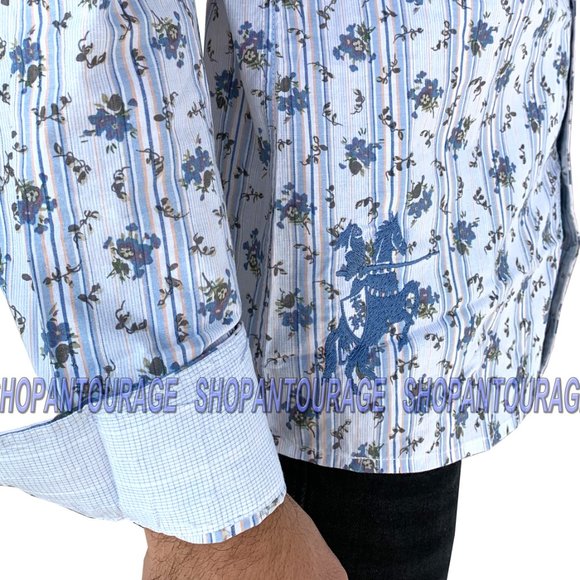 English Heroes EHW132 L/S Button Down Men`s Shirt - Picture 3 of 6